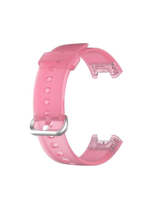 Transparent TPU Smart Watch Band Replacement Wrist Strap for Xiaomi Redmi Watch / Mi Watch Lite - Transparent Pink