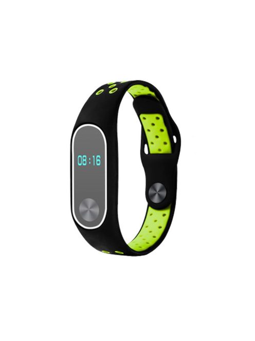 Two-tone Silicone Watch Band Replacement for Xiaomi Mi Band 2 - Green