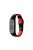 Two-tone Silicone Watch Band Strap for Xiaomi Mi Band 2 - Red