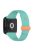 Watch Band for Xiaomi Redmi Watch 3 Soft Silicone Strap with Button Buckle - Cyan / Orange