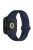 Watch Band for Xiaomi Redmi Watch 3 Soft Silicone Strap with Button Buckle - Dark Blue / Dark Blue