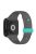 Watch Band for Xiaomi Redmi Watch 3 Soft Silicone Strap with Button Buckle - Dark Grey / Cyan