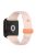 Watch Band for Xiaomi Redmi Watch 3 Soft Silicone Strap with Button Buckle - Light Pink / Orange