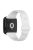 Watch Band for Xiaomi Redmi Watch 3 Soft Silicone Strap with Button Buckle - White