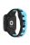 Watch Strap for Xiaomi Redmi Watch 3 Lite / Watch 3 Active Double Color Splicing Replacement Silicone Watchband - Black+Blue