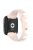 Watch Strap for Xiaomi Redmi Watch 3 Lite / Watch 3 Active Double Color Splicing Replacement Silicone Watchband - Pink+White