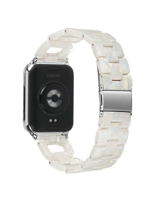 Watch Strap for Xiaomi Redmi Watch 4 D-Shape Resin Replacement Watchband - Fluorescence White