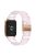 Watch Strap for Xiaomi Redmi Watch 4 D-Shape Resin Replacement Watchband - Mermaid Pink