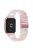 Watch Strap for Xiaomi Redmi Watch 4 D-Shape Resin Replacement Watchband - Pink Flower