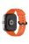 Wrist Band for Xiaomi Redmi Watch 4 Soft Silicone Smartwatch Bracelet Strap - Orange