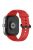 Wrist Band for Xiaomi Redmi Watch 4 Soft Silicone Smartwatch Bracelet Strap - Red