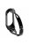 X-Shaped Design Aluminum Alloy Jewelry Wristband Bling Diamond Metal Strap for Xiaomi Mi Band 6 / 5 - Black