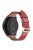 XIAOMI YOUPIN for Haylou LS02 / RS4 Plus LS11 20mm Watch Bands Replacement Strap Textured Genuine Leather Adjustable Wrist Strap - Red