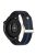 20mm Bi-color Silicone Watch Strap Wristband for Huawei Watch GT3 42mm/Samsung Galaxy Watch 42mm - Black/Blue