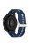 20mm Bi-color Silicone Watch Strap Wristband for Huawei Watch GT3 42mm/Samsung Galaxy Watch 42mm - Midnight Blue/Grey