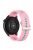 20mm Bi-color Silicone Watch Strap Wristband for Huawei Watch GT3 42mm/Samsung Galaxy Watch 42mm - Pink/Teal