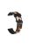 20mm Camouflage Surface with Black Buckle Silicone Watch Band for Huawei Watch GT 2 42mm/Huami Amazfit Watch Youth Edition - Brown