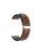 20mm Genuine Leather + Silicone Hybrid Watchband Strap Silver Buckle for Huawei Watch GT 2 42mm - Brown