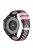 20mm Multiple Holes Breathable Dual Color Silicone Watch Strap Wristband for Huawei Watch GT3 42mm/Samsung Galaxy Watch 42mm - Black/Pink