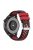 20mm Multiple Holes Breathable Dual Color Silicone Watch Strap Wristband for Huawei Watch GT3 42mm/Samsung Galaxy Watch 42mm - Black/Red