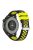 20mm Multiple Holes Breathable Dual Color Silicone Watch Strap Wristband for Huawei Watch GT3 42mm/Samsung Galaxy Watch 42mm - Black/Yellow