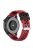 20mm Multiple Holes Breathable Dual Color Silicone Watch Strap Wristband for Huawei Watch GT3 42mm/Samsung Galaxy Watch 42mm - Red/Black