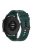 20mm Silicone Adjustable Watch Band Wrist Strap for Huawei Watch GT Runner/Watch GT3 42mm - Black Steel Buckle/Blackish Green