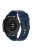 20mm Silicone Adjustable Watch Band Wrist Strap for Huawei Watch GT Runner/Watch GT3 42mm - Black Steel Buckle/Dark Blue