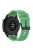 20mm Silicone Adjustable Watch Band Wrist Strap for Huawei Watch GT Runner/Watch GT3 42mm - Black Steel Buckle/Mint Green