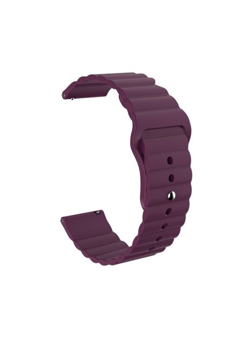 20mm Silicone Smart Watch Strap Replacement for Huawei Watch GT2 42MM/Huami Amazfit Watch Youth Edition - Purple