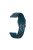 20mm Soft Silicone Watch Strap Replacement Smart Watch Band Strap for Huawei GT2 42mm Smart Watch / Huami Amazfit Watch Youth Edition - Blue-green