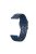 20mm Soft Silicone Watch Strap Replacement Smart Watch Band Strap for Huawei GT2 42mm Smart Watch / Huami Amazfit Watch Youth Edition - Dark Blue