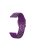 20mm Soft Silicone Watch Strap Replacement Smart Watch Band Strap for Huawei GT2 42mm Smart Watch / Huami Amazfit Watch Youth Edition - Purple