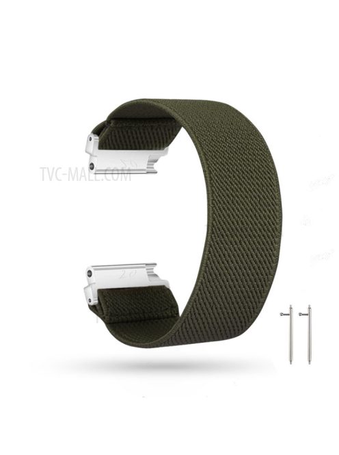 20mm Solid Color Printing Nylon Smart Watch Band for Samsung Galaxy Watch4 Classic 46mm 42mm/Watch4 44mm 40mm/Huawei Watch GT 2 42mm/Huami Amazfit Watch Youth Edition - Army Green