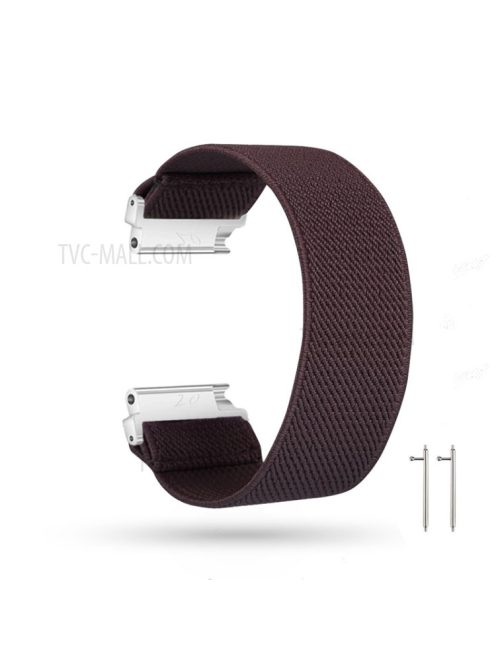 20mm Solid Color Printing Nylon Smart Watch Band for Samsung Galaxy Watch4 Classic 46mm 42mm/Watch4 44mm 40mm/Huawei Watch GT 2 42mm/Huami Amazfit Watch Youth Edition - Coffee