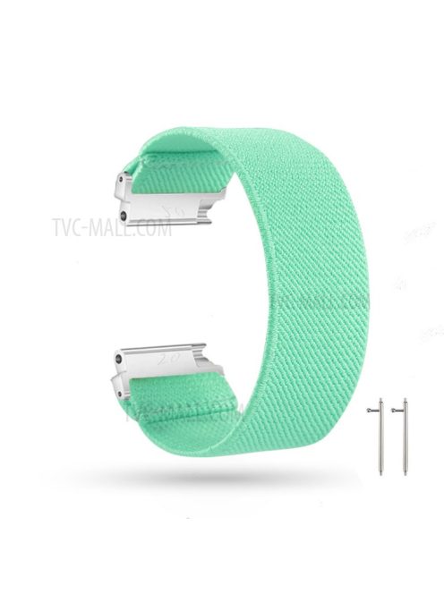 20mm Solid Color Printing Nylon Smart Watch Band for Samsung Galaxy Watch4 Classic 46mm 42mm/Watch4 44mm 40mm/Huawei Watch GT 2 42mm/Huami Amazfit Watch Youth Edition - Cyan