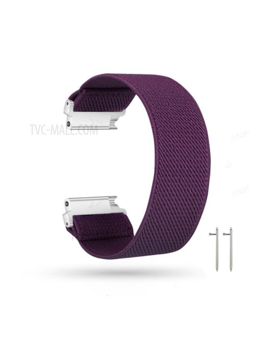 20mm Solid Color Printing Nylon Smart Watch Band for Samsung Galaxy Watch4 Classic 46mm 42mm/Watch4 44mm 40mm/Huawei Watch GT 2 42mm/Huami Amazfit Watch Youth Edition - Purple