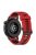 20mm Stripes Design Bi-color Silicone Soft Watch Band Adjustable Wrist Strap for Huawei Watch GT3 42mm/Samsung Galaxy Watch4 40mm/44mm - Red/Black