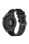 20mm Textured Silicone Smart Watch Bands for Huawei Watch GT3 / Watch GT, Sport Style Replaced Wrist Strap Watchband - Black