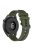 20mm Textured Silicone Smart Watch Bands for Huawei Watch GT3 / Watch GT, Sport Style Replaced Wrist Strap Watchband - Dark Green