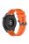 20mm Textured Silicone Smart Watch Bands for Huawei Watch GT3 / Watch GT, Sport Style Replaced Wrist Strap Watchband - Orange