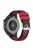 22mm Breathable Dual Color Silicone Watch Strap Wristband with Multiple Holes Design for Huawei Watch GT3 46mm/Samsung Gear S3 Frontier/Classic - Black/Red