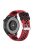 22mm Breathable Dual Color Silicone Watch Strap Wristband with Multiple Holes Design for Huawei Watch GT3 46mm/Samsung Gear S3 Frontier/Classic - Red/Black