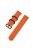 22mm Buckle Closure Nylon Watch Strap for Samsung Galaxy Watch 46mm/Huawei Watch GT 46mm - Orange