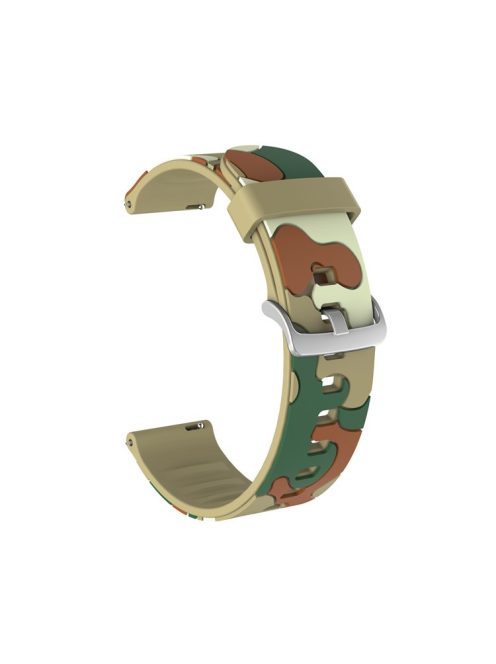 22mm Camouflage Pattern Flexible Silicone Watch Strap for Huawei Watch GT/Watch GT 2e/GT 2 46mm - Style G