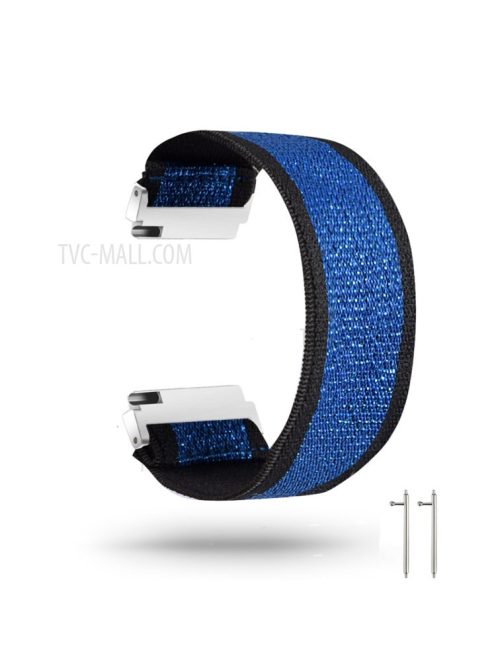 22mm Colorful Nylon Watch Band for Huawei Watch GT 2e/GT/GT 2 46mm  - Black/Blue