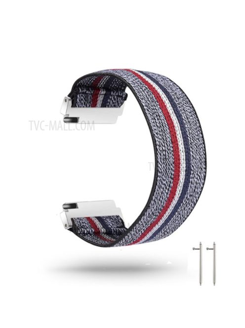 22mm Colorful Nylon Watch Band for Huawei Watch GT 2e/GT/GT 2 46mm  - Grey/Colorful