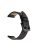 22mm Genuine Leather Coated Smart Watch Replacement Strap for Huawei Watch 2/1 - Black