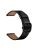 22mm Genuine Leather Watch Band Replacement for Huawei Watch GT2e/ Samsung Galaxy Watch3 45mm etc. - Black