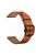 22mm Genuine Leather Watch Band Replacement for Huawei Watch GT2e/ Samsung Galaxy Watch3 45mm etc. - Light Brown